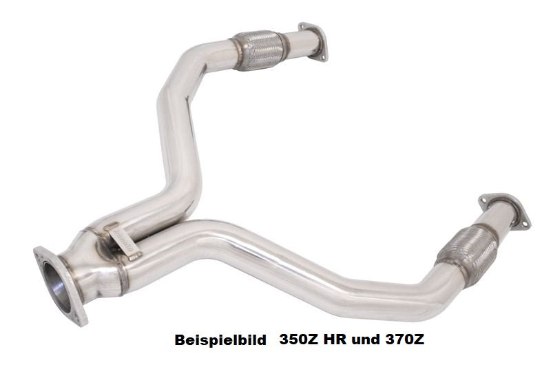 Edelstahl Downpipe Y-Stück Nissan 350Z / 370Z