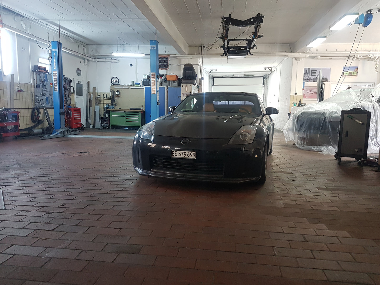 Nissan 350Z Facelift Bixenon Scheinwerfer schwarz im JDM style von Depo