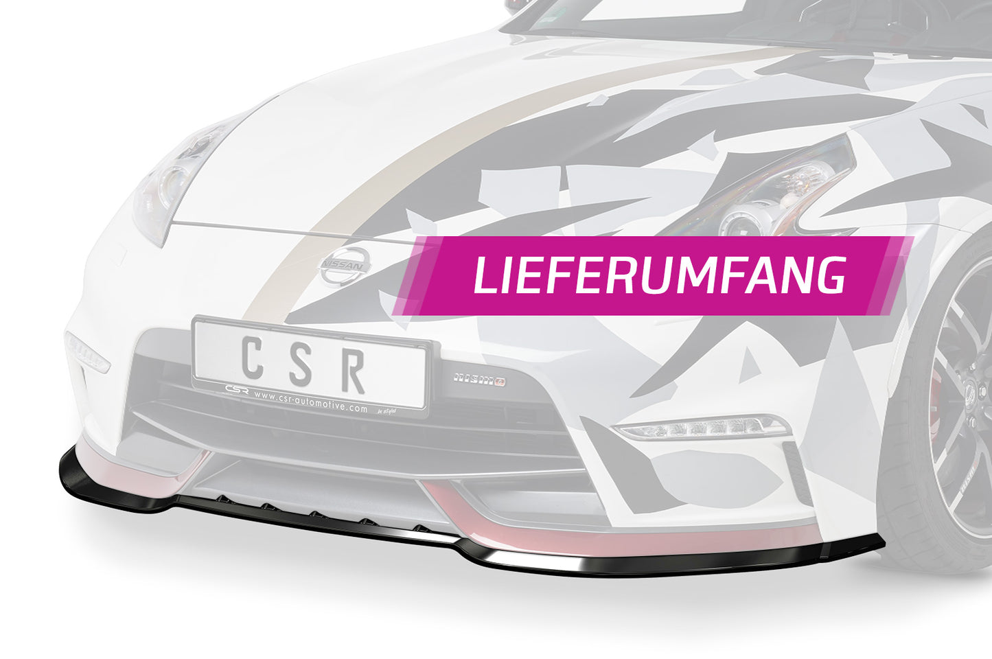 Cup-Spoilerlippe für Nissan 370Z Nismo 07/2013-