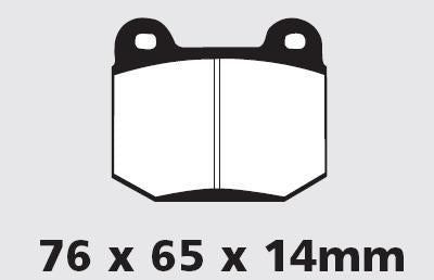 EBC Bremsbelag Nissan 350Z Hinterachse für Brembosystem