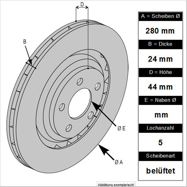 EBC Turbo Groove Bremsscheiben Nissan Juke 1,2 DIG-T; 1,5 dCi; 1,6 (69-86 kw)