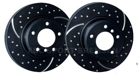 EBC Turbo Groove Bremsscheiben Infiniti Q70 für Fahrzeuge ohne Vierradlenkung Hinterachse