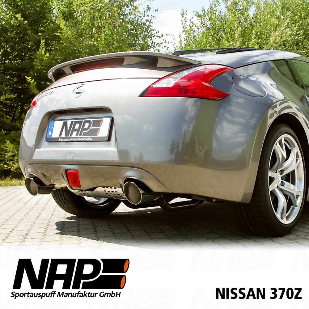 Klappenauspuffanlage mit ABE Nissan 350Z und 370Z