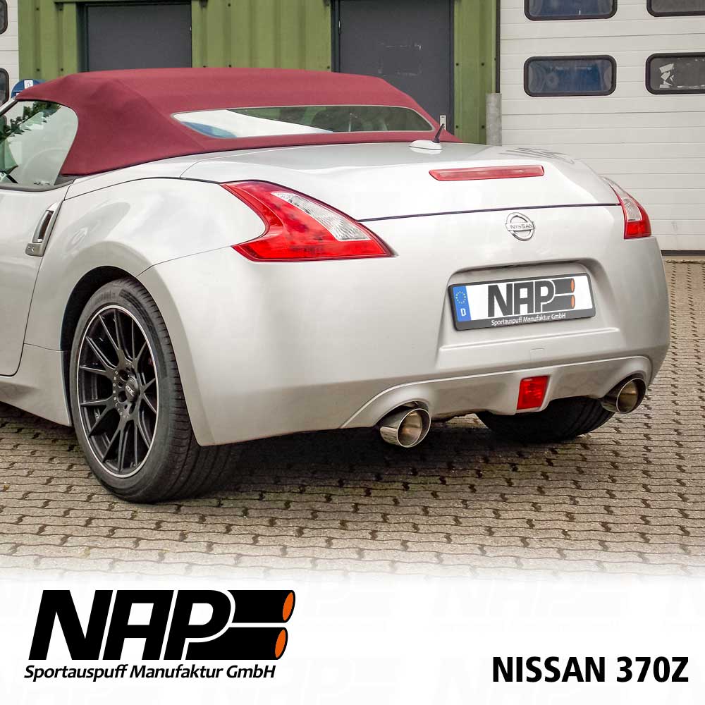 Klappenauspuffanlage mit ABE Nissan 350Z und 370Z