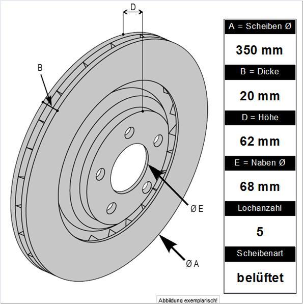 Tarox Bremsscheiben F2000 Nissan 370Z Hinterachse