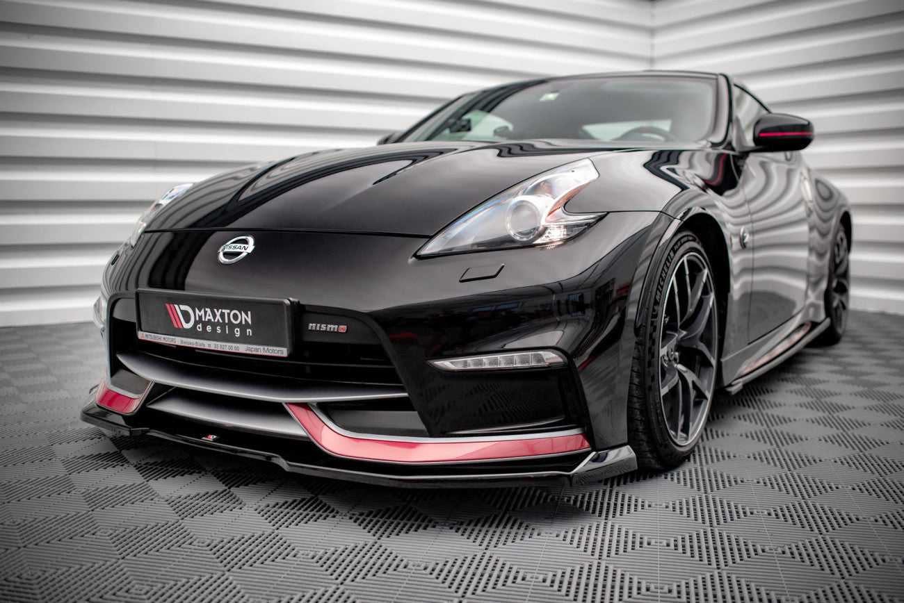 Cup Spoilerlippe Front Ansatz V.1 für Nissan 370Z Nismo Facelift