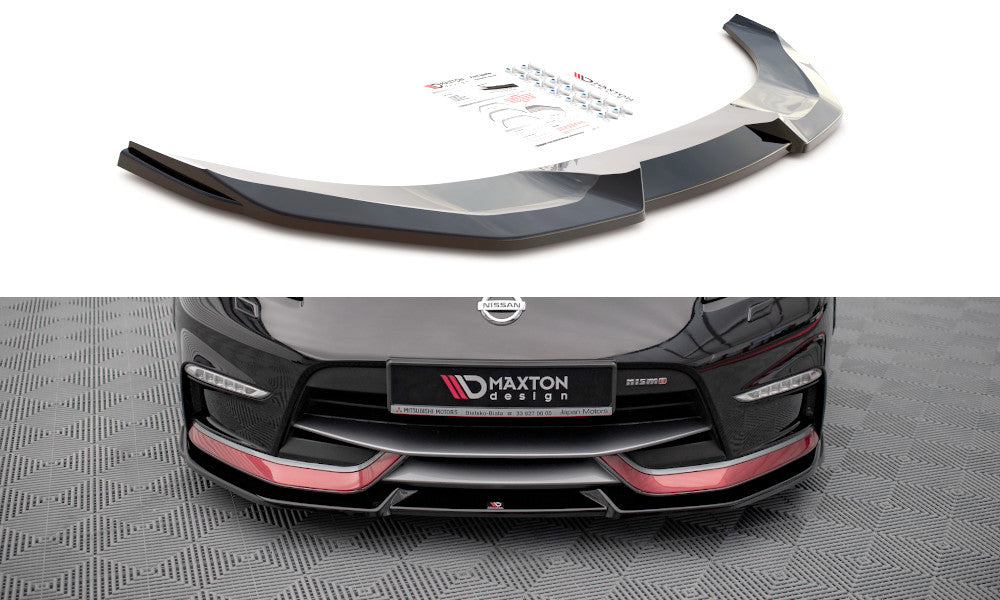 Cup Spoilerlippe Front Ansatz V.2 für Nissan 370Z Nismo Facelift