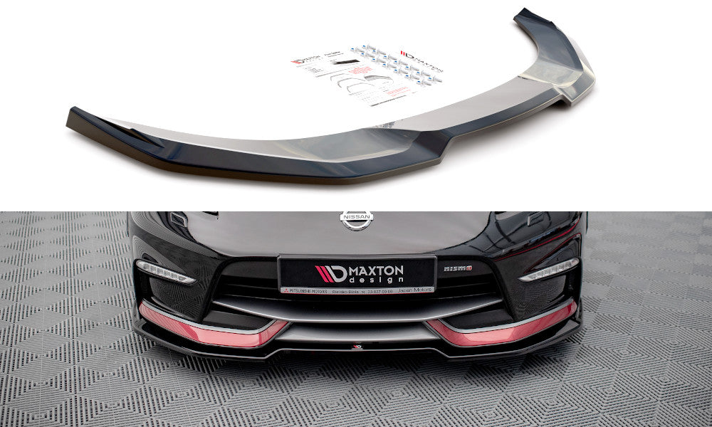 Cup Spoilerlippe Front Ansatz V.3 für Nissan 370Z Nismo Facelift