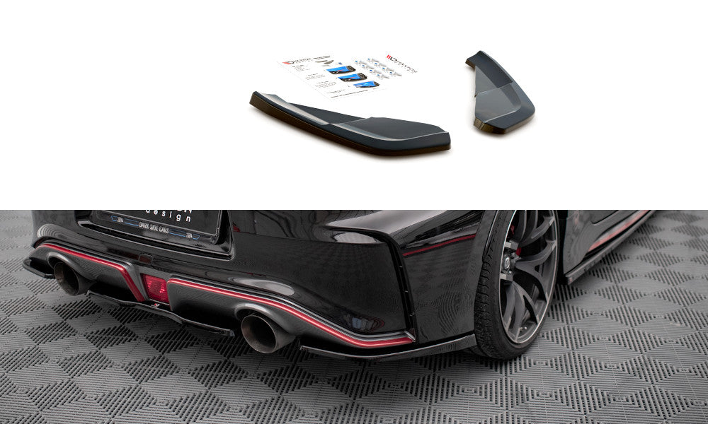 Heck Ansatz Flaps Diffusor für Nissan 370Z Nismo Facelift