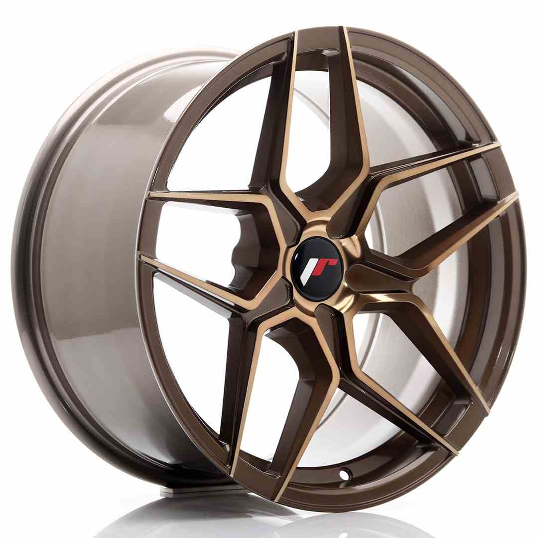 JR Wheels JR34 18x9 ET20-42 5H BLANK Silver Machined Face