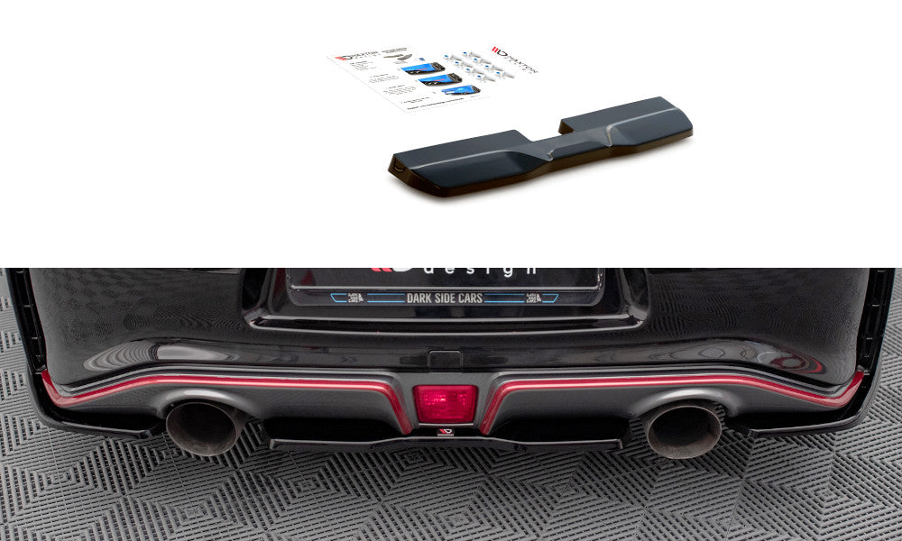 Mittlerer Cup Diffusor Heck Ansatz für Nissan 370Z Nismo Facelift