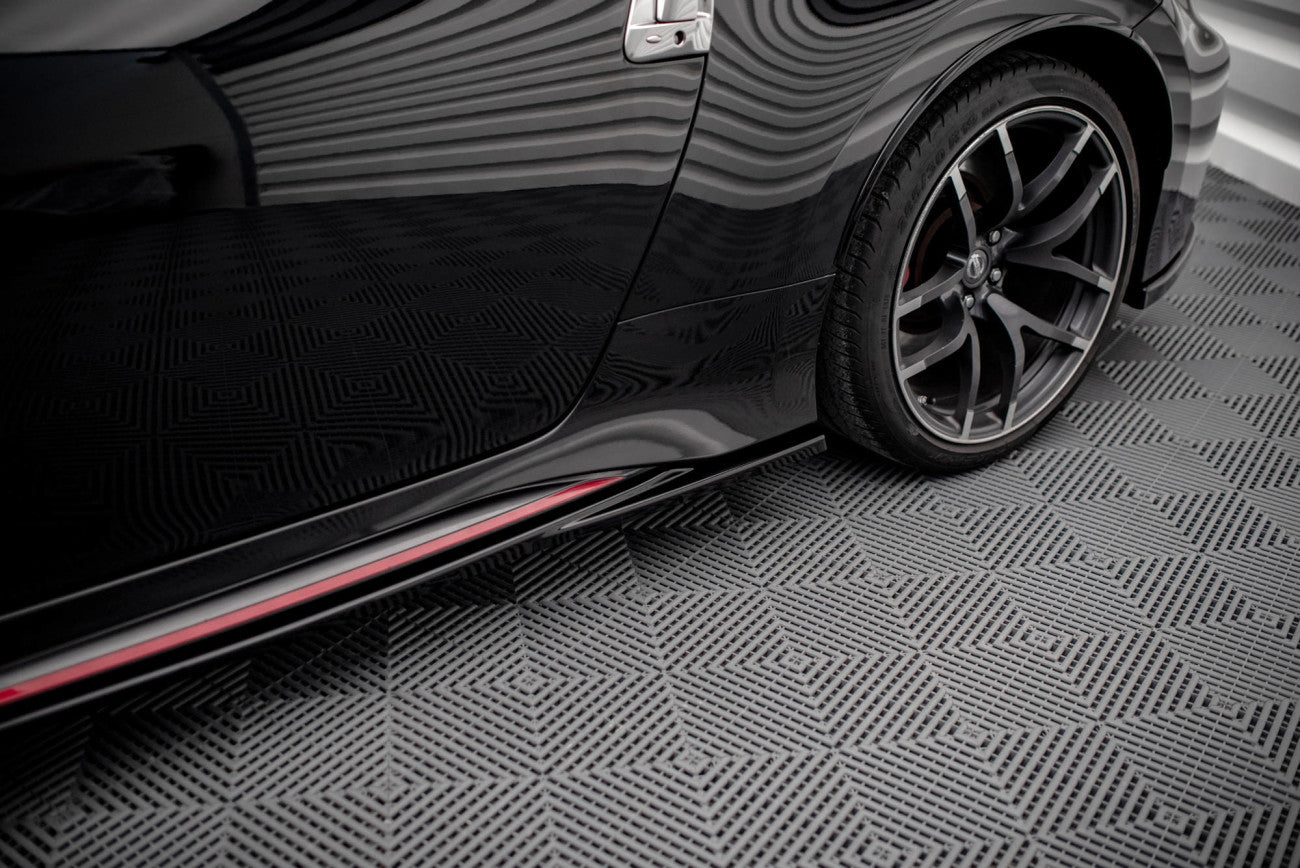 Seitenschweller Ansatz Cup Leisten für V.2 für Nissan 370Z Nismo