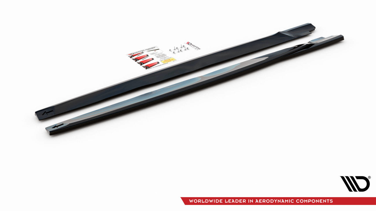 Seitenschweller Ansatz Cup Leisten für V.2 für Nissan 370Z Nismo Facelift