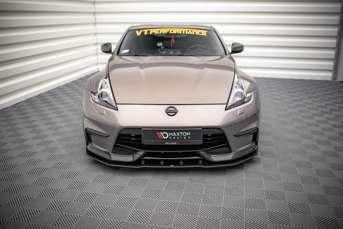 Street Pro Cup Spoilerlippe Front Ansatz für für Nissan 370Z Nismo Facelift