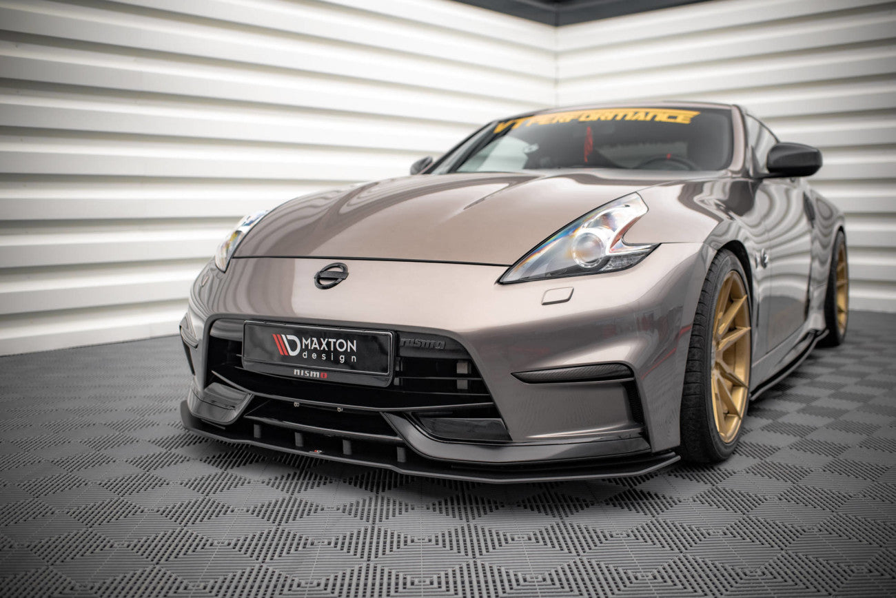 Street Pro Cup Spoilerlippe Front Ansatz für für Nissan 370Z Nismo Facelift