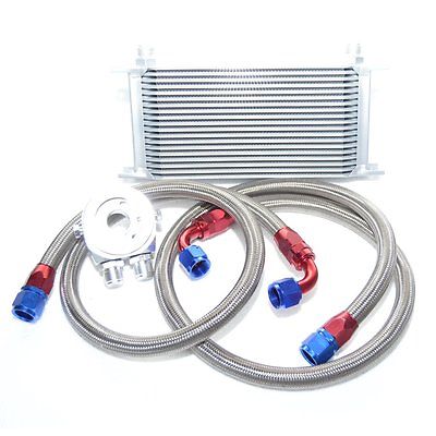D1 Spec Ölkühler Kit 19 Reihen Aluminium