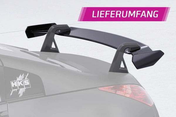 Schwanenhals Heckflügel mit ABE für Nissan 350Z / 370Z  Coupe