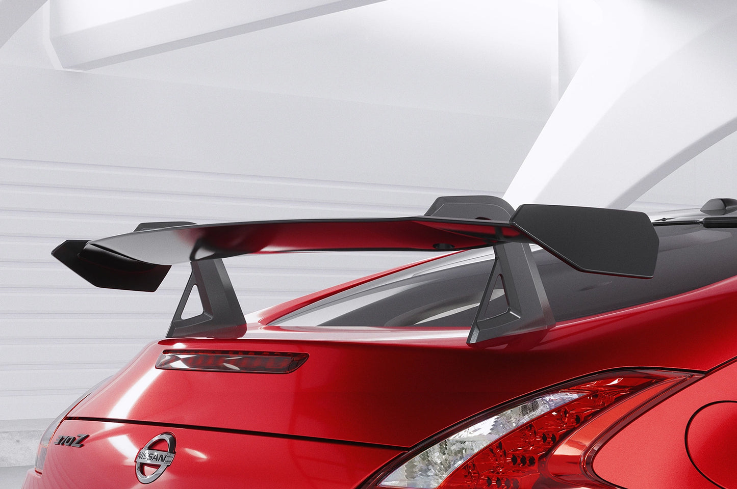 Schwanenhals Heckflügel mit ABE für Nissan 370Z (Z34) Coupe