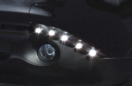 LED Tagfahrleuchtenset mit Positionsleuchte Nissan Juke